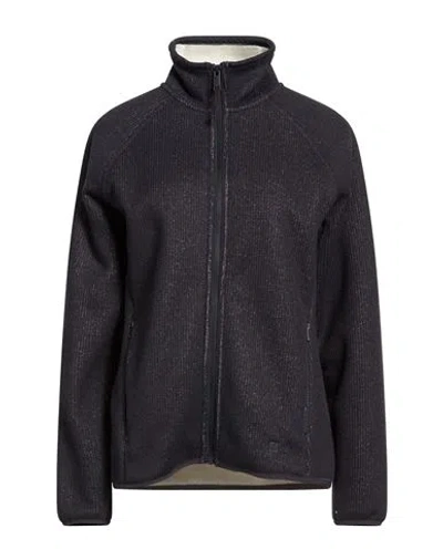 Jack Wolfskin Woman Jacket Navy Size M Polyester, Recycled Polyamide In Blue