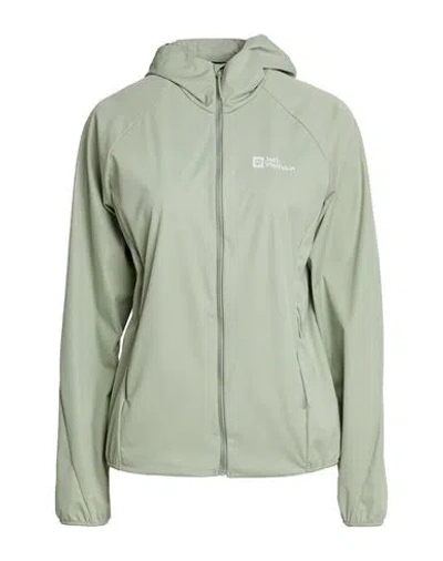 Jack Wolfskin Woman Jacket Sage Green Size S Recycled Polyester