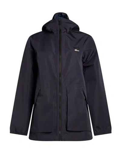 Jack Wolfskin Woman Overcoat & Trench Coat Navy Size Xxs Polyester