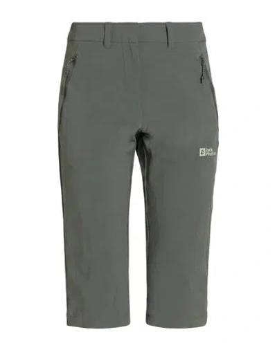 Jack Wolfskin Woman Shorts & Bermuda Shorts Military Green Size 34 Polyamide, Elastane