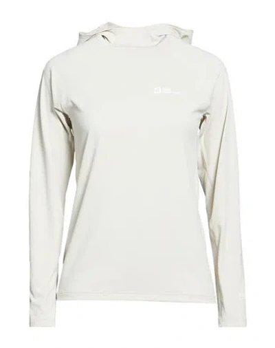 Jack Wolfskin Woman T-shirt Beige Size Xxs Recycled Polyester In White