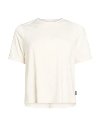 Jack Wolfskin Woman T-shirt Ivory Size L Polyester, Elastane In White
