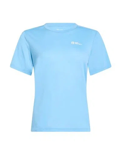 Jack Wolfskin Woman T-shirt Light Blue Size Xxs Polyester