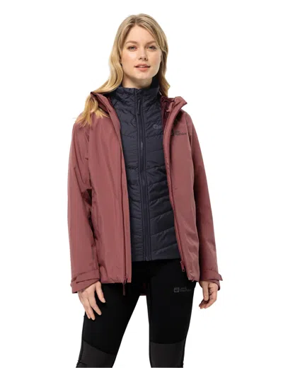 Jack Wolfskin Women's Glaabach Apple Butter Jacket In Brown