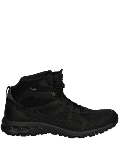 Jack Wolfskin Woodland 2 Texapore Lace-up Fasteninh Performance Footwear In Black