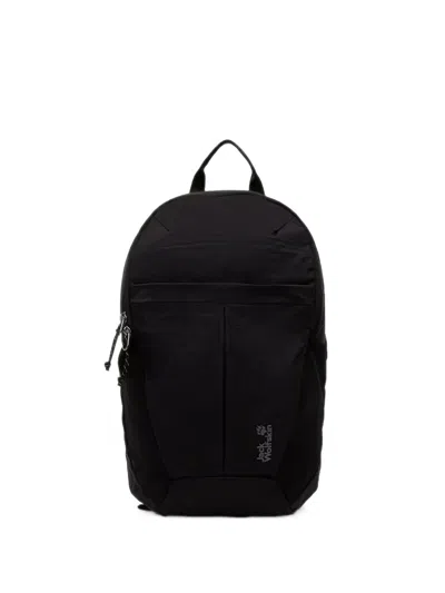 Jack Wolfskin Yuma 14 Logo-print Backpack (14l) In Black
