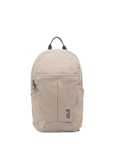 Jack Wolfskin Yuma 14 Logo-print Ripstop Backpack (14l) In Neutral