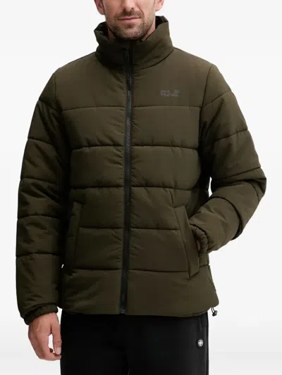 Jack Wolfskin Zip-fastening Jacket In Green