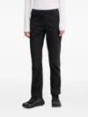 Jack Wolfskin Zip-up Performance Trousers In Black