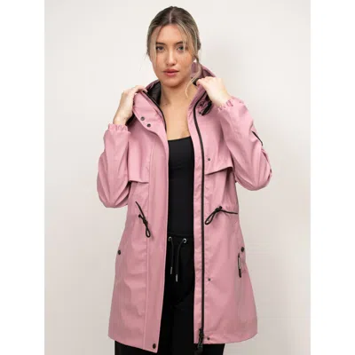 Jack1t Aurora Cape Raincoat In Pink