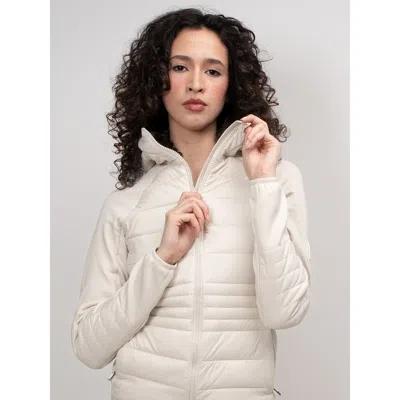 Jack1t Calypso Hybrid Hooded Jacket In White