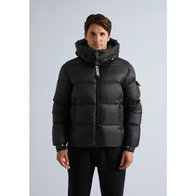 Jack1t Insulated Quilted Puffer Jacket In Black