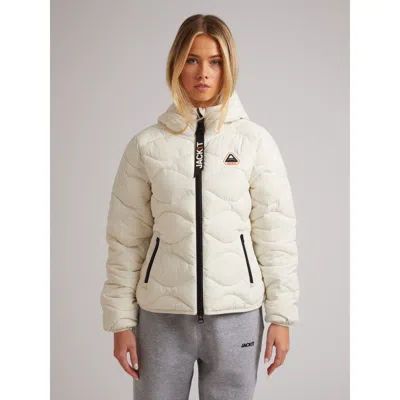 Jack1t Orb1t Hooded Jacket In Neutral