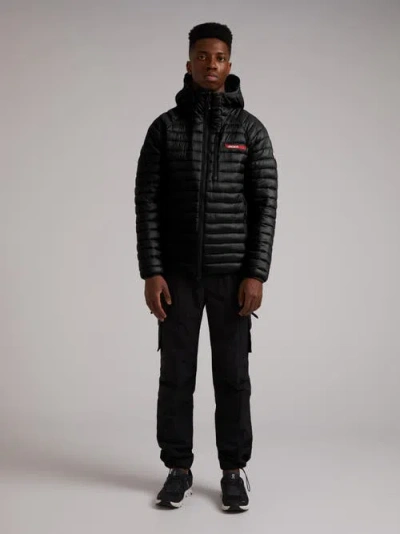 Jack1t Satell1te Long Sleeve Hooded Jacket In Black