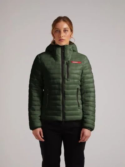 Jack1t Satell1te Padded Hooded Jacket In Green