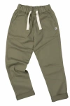 Jackalo Kids' Ash Organic Cotton Twill Pants In Green