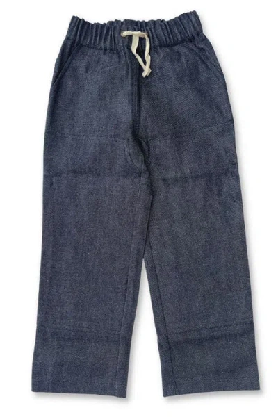 Jackalo Kids' Organic Heavyweight Cotton Denim Jules Jeans In Blue