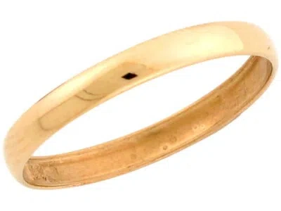Pre-owned Jackani 14k Yellow Gold Traditional Classic Design Mens Wedding Band Ring