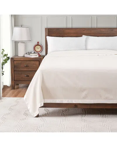 Jackaroo Essential Australian Merino Wool Throw Blanket In White