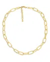 Jackie Mack Designs Large Link Collar Necklace, 18-20 In Gold