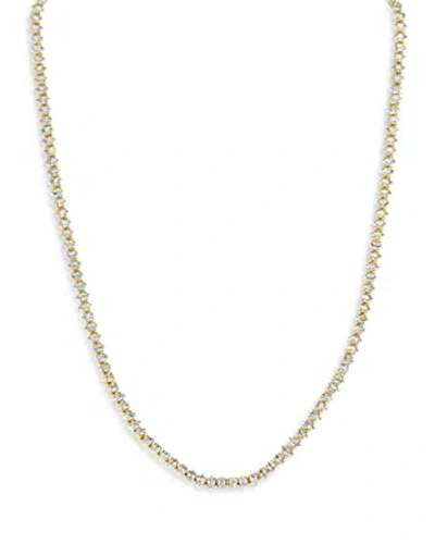 Jackie Mack Designs Lyra Cubic Zirconia Tennis Necklace, 16-18 In Gold