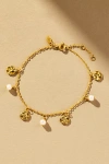 Jackie Mack Pearl Coin Charm Vesper Bracelet