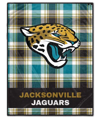 Jacksonville Jaguars Nfl Team Logo Oversized Blanket 66x95 In Multi