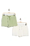 Jaclyn 2-pack Rib Velour Shorts