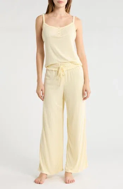 Jaclyn Henley Camisole & Flare Leg Pants Pajamas