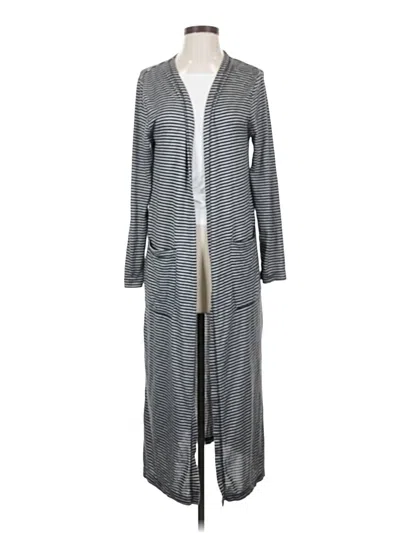Pre-owned Jaclyn Intimates Cardigan Sweater In Gray