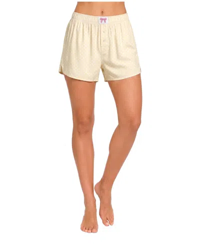 Jaclyn Intimates Women's Rayon Woven Poplin Pajama Shorts, 2-pack In Mini Strip