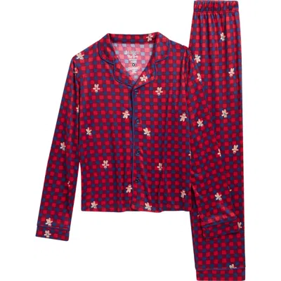 Jaclyn Kids' Fitted Pajamas In Red