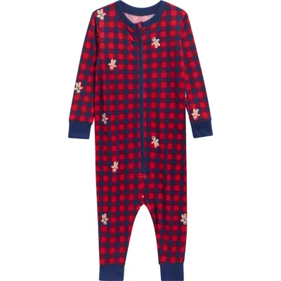 Jaclyn Kids' Matching Family Fitted One-piece Pajamas In Multi