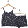 Jaclyn Lacy Short Pajamas In Blue