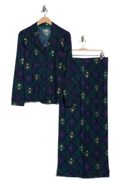Jaclyn Matching Family Bear Plaid Long Sleeve Top & Pants Pajamas In Multi