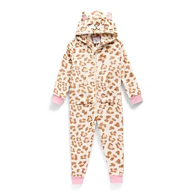 Jaclyn Kids' Na Girls Long Sleeve 2-pc. Pajama Set In Brown