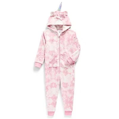 Jaclyn Kids' Na Girls Long Sleeve 2-pc. Pajama Set In Pink