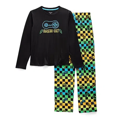 Jaclyn Kids' National Brand Sleep Boys 2-pc. Pajama Set In Black