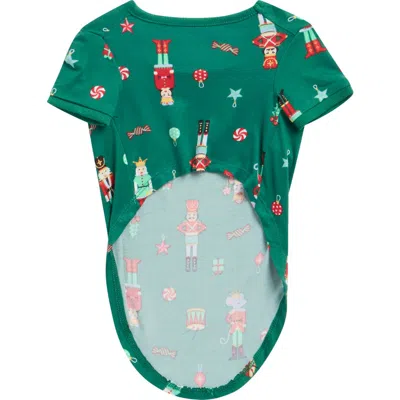 Jaclyn Nutcracker Dog Sleep Pajamas In Green