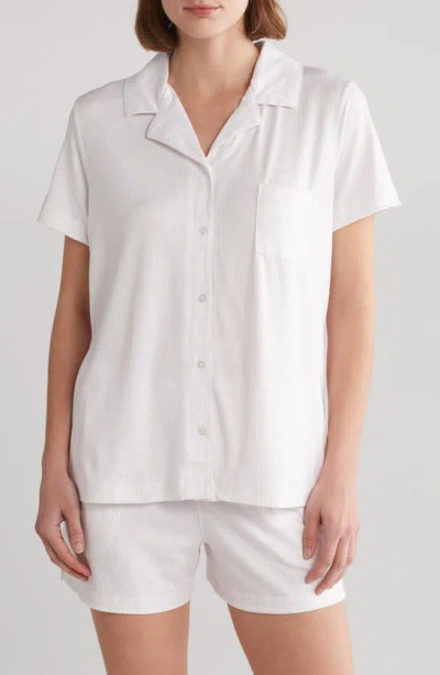 Jaclyn Print Short Pajamas In White