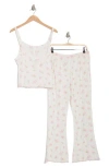 Jaclyn Ribbed Long Pajamas