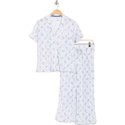 Jaclyn Short Sleeve Top & Crop Pants Pajamas