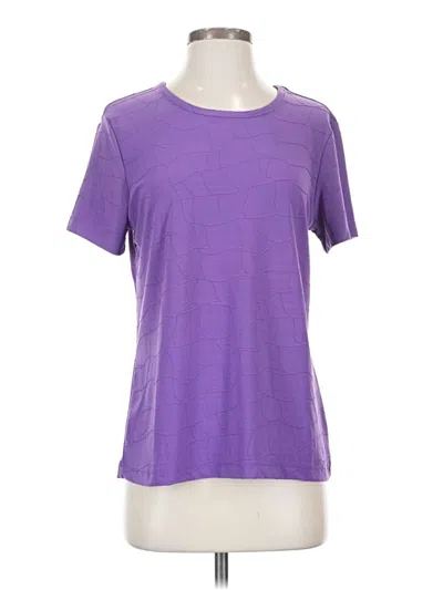 Pre-owned Jaclyn Smith Active T-shirt In Purple