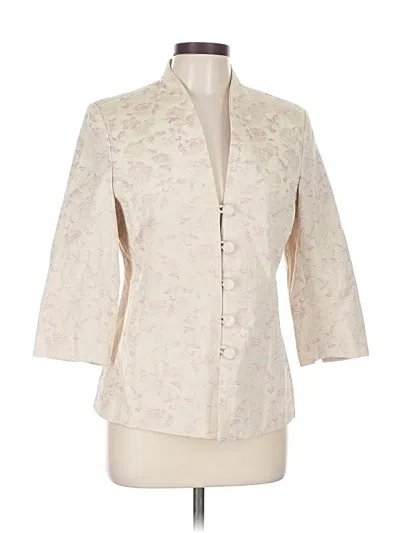 Pre-owned Jaclyn Smith Blazer Jacket In White