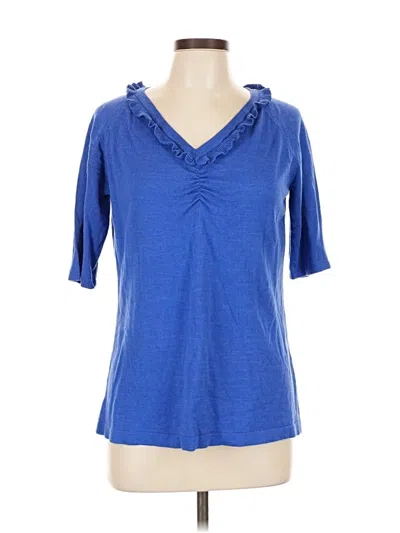 Pre-owned Jaclyn Smith Cardigan Sweater In Blue