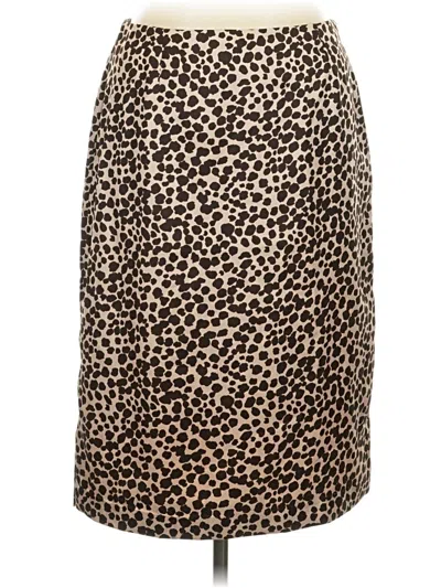 Pre-owned Jaclyn Smith Casual Skirt In Brown