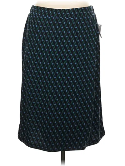 Jaclyn Smith Casual Skirt In Blue