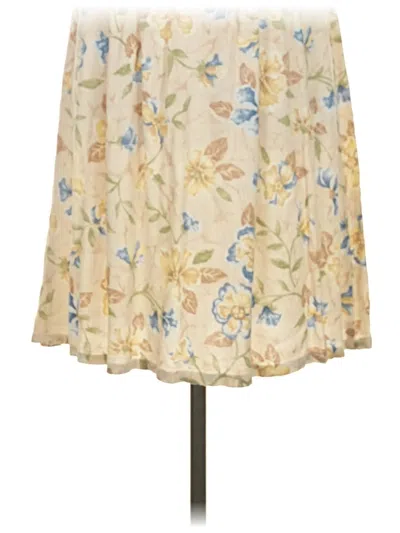 Pre-owned Jaclyn Smith Casual Skirt In White