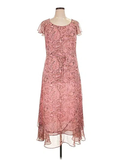 Pre-owned Jaclyn Smith Cocktail Dress In Pink