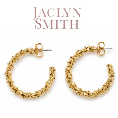 Jaclyn Smith Evening Hoop Earrings In Gold